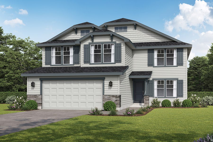 Trinity 2Story Floor Plan New Home in Idaho Hubble Homes